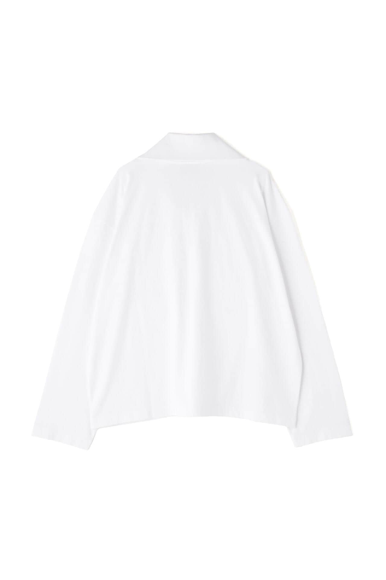 STUDIO NICHOLSON / DRY HEAVY COTTON ZIP THROUGH ROLL NECK