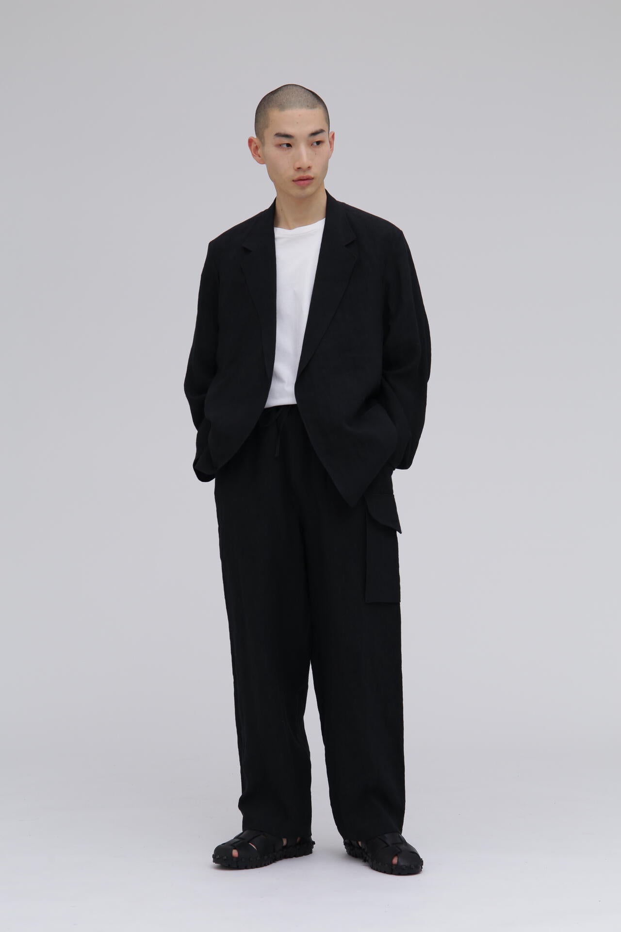 [別注] blurhms / RAMIE LINEN SIDE SEAMLESS 4P PANTS