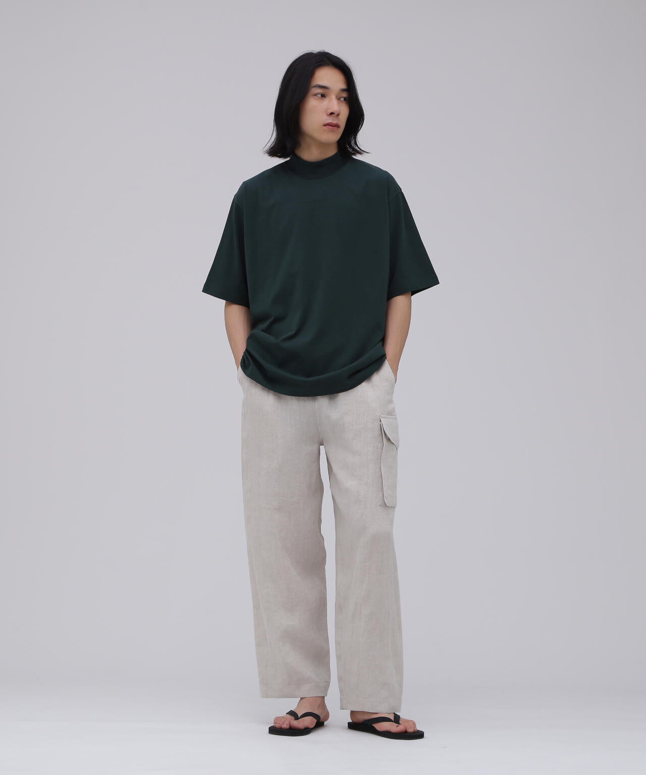 [別注] blurhms / RAMIE LINEN SIDE SEAMLESS 4P PANTS