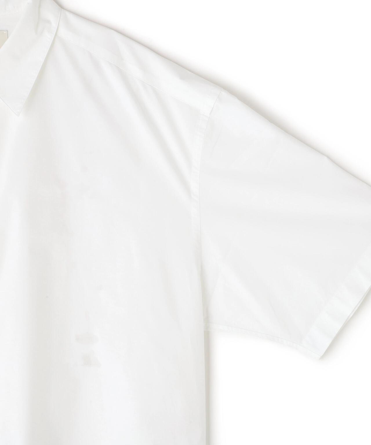 STUDIO NICHOLSON / JAPANESE COTTON NYLON SHORT SLEEVE BOXY SHIRT
