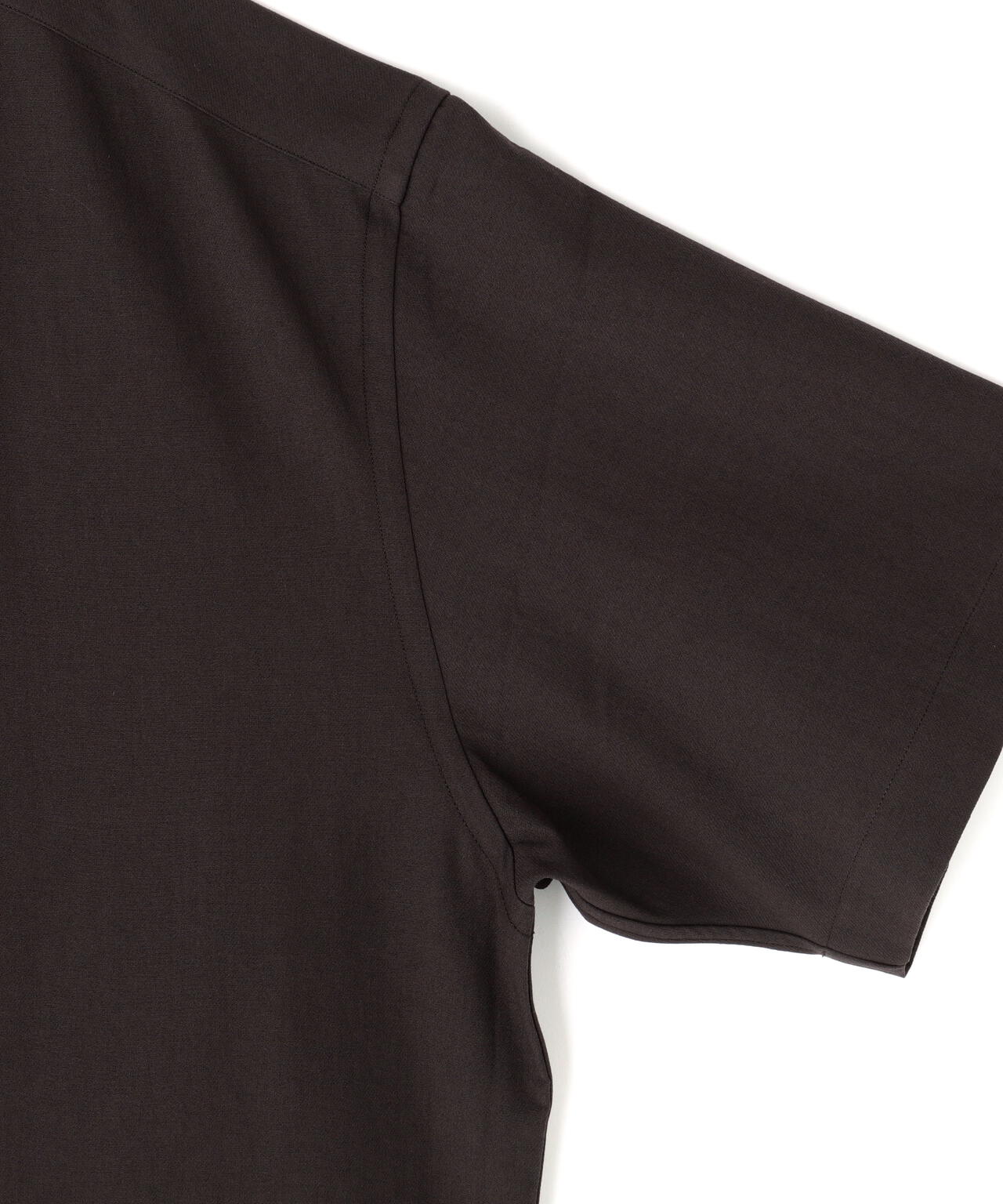 STUDIO NICHOLSON / JAPANESE COTTON NYLON SHORT SLEEVE BOXY SHIRT