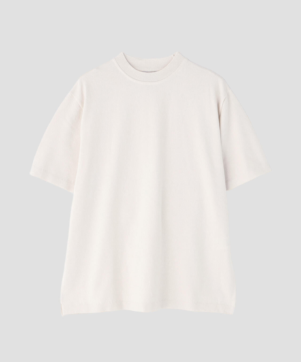 Yonetomi / LIGHT WAVE COTTON KNIT TEE (SOLID)