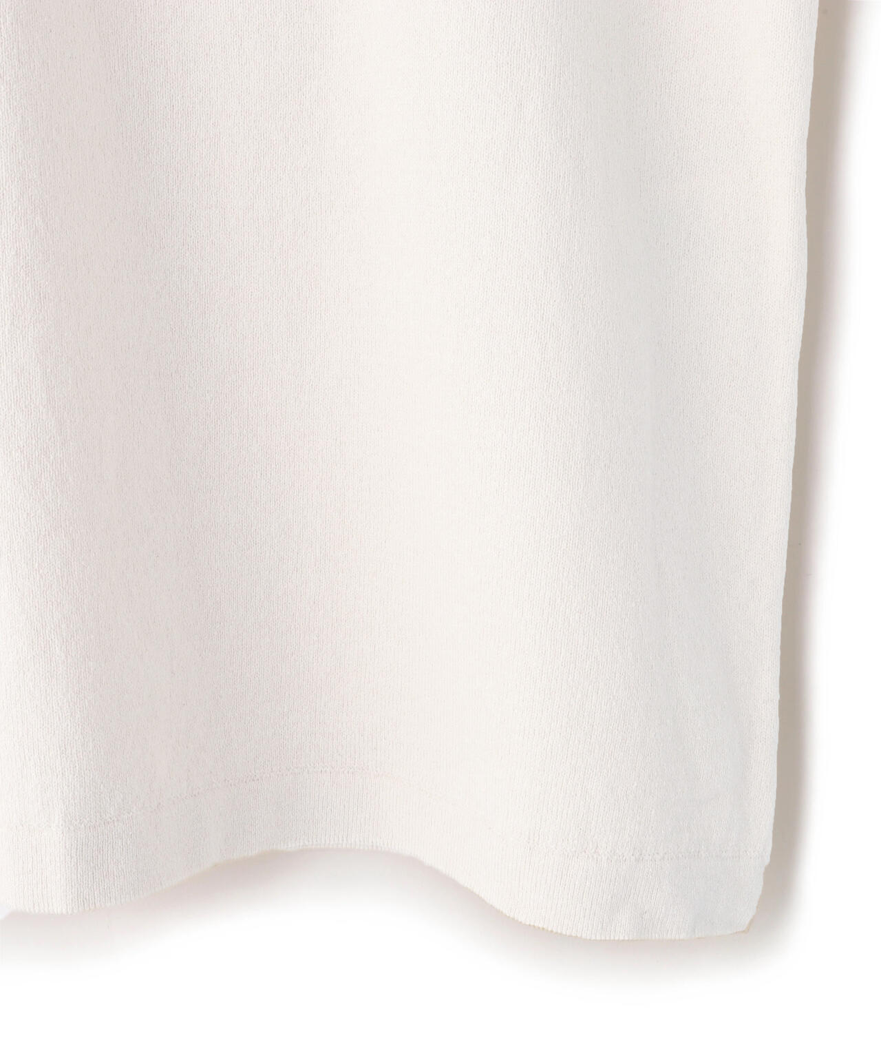 Yonetomi / LIGHT WAVE COTTON KNIT TEE (SOLID)