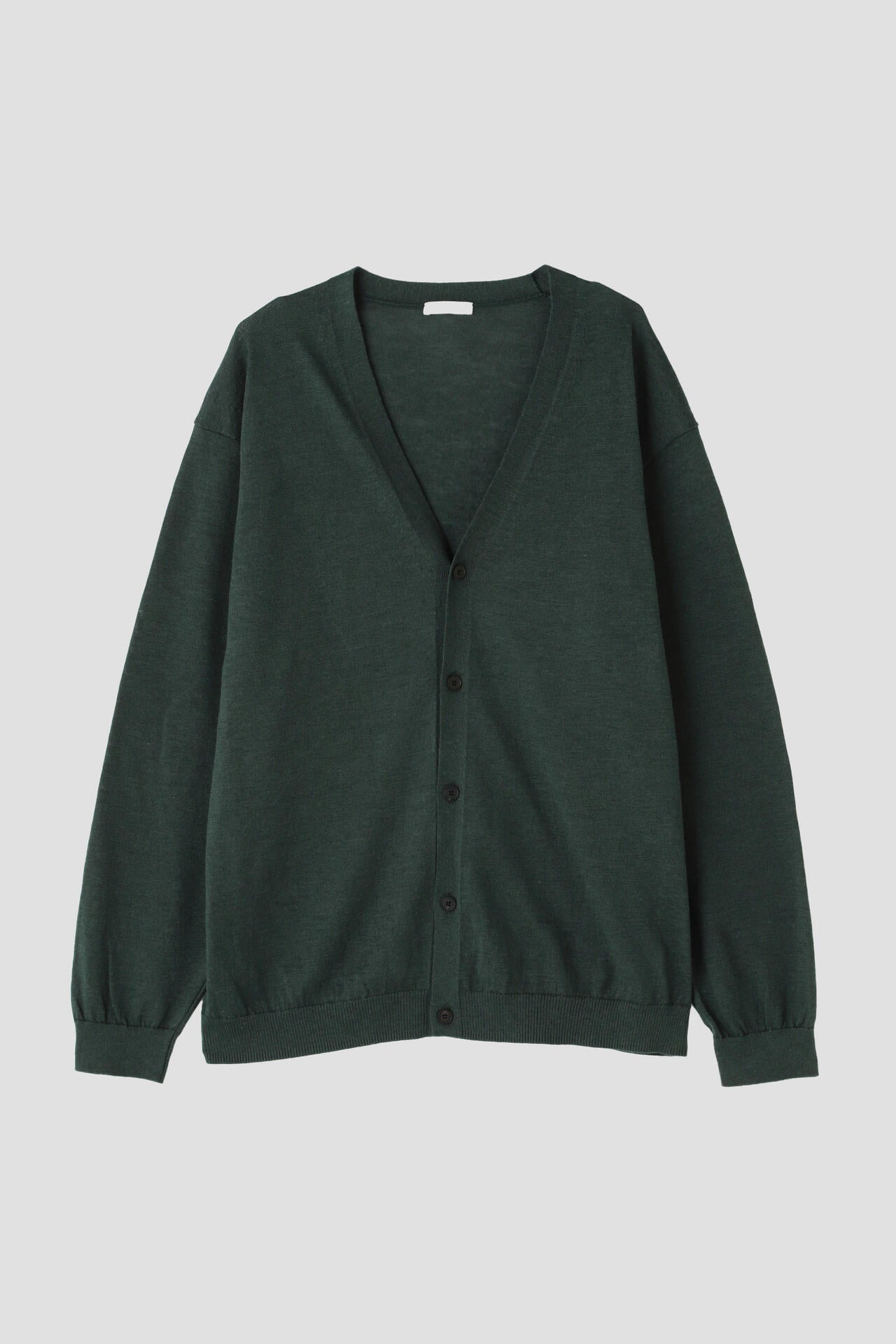 ATON / RAMIE CASHMERE V-NECK KNIT CARDIGAN