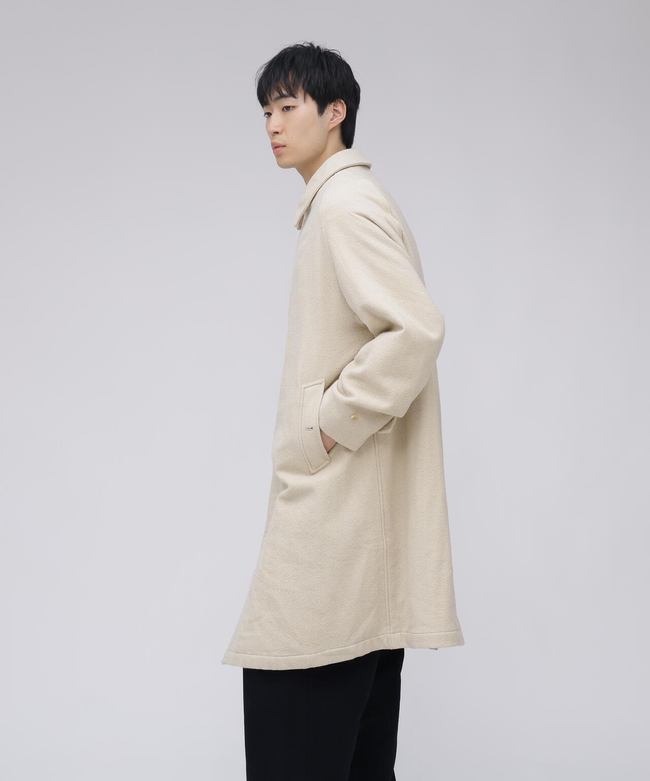 blurhms / CLASSIC WOOL BALMACAAN COAT