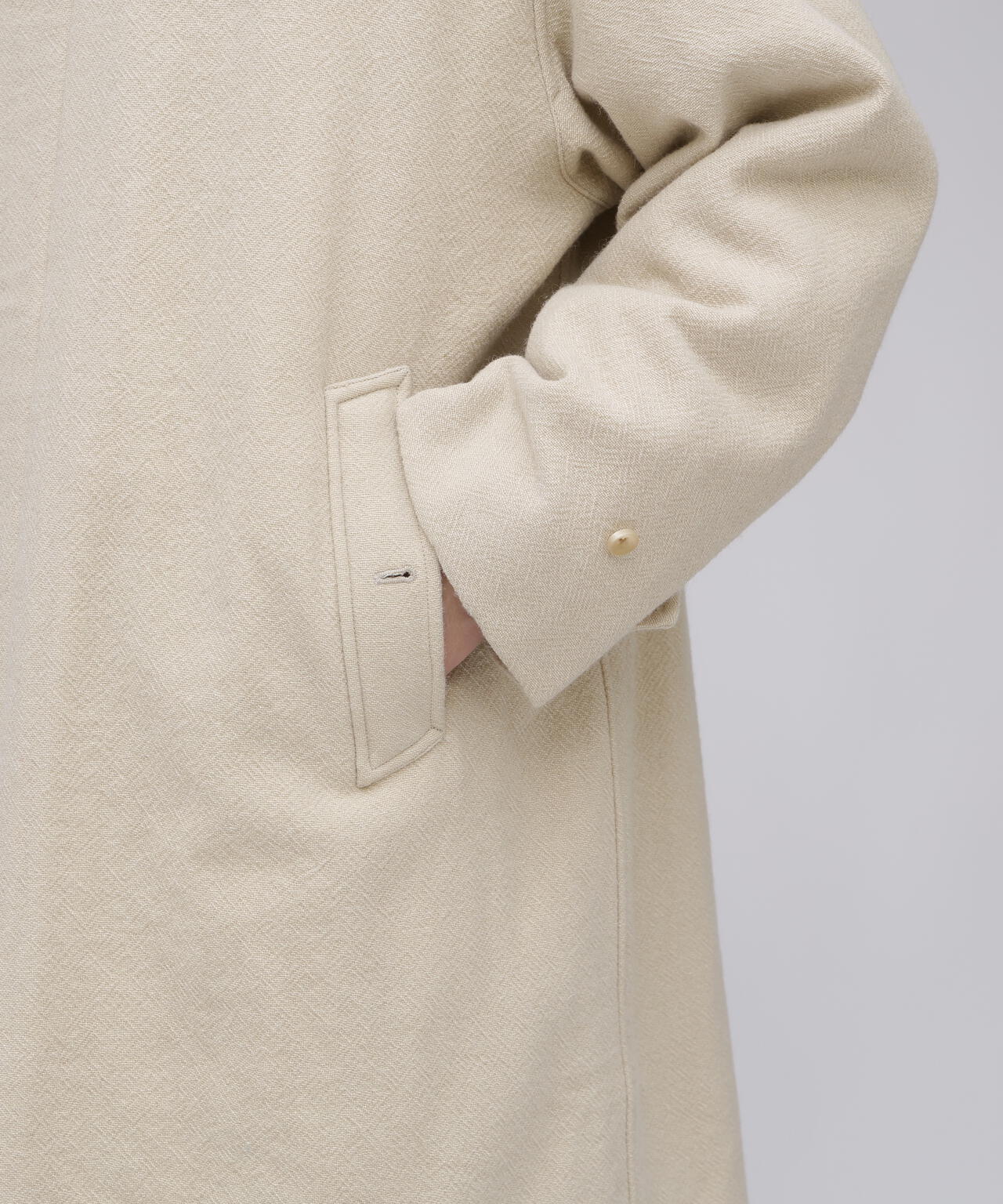 blurhms / CLASSIC WOOL BALMACAAN COAT