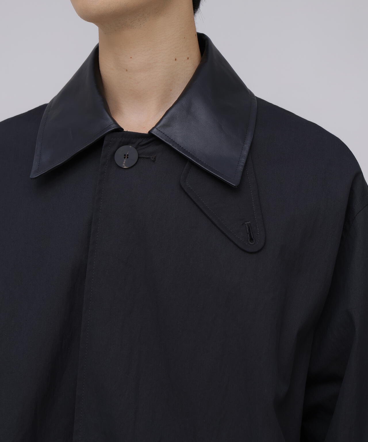 STUDIO NICHOLSON / WASHED WEATHER CLOTH TRENCH COAT