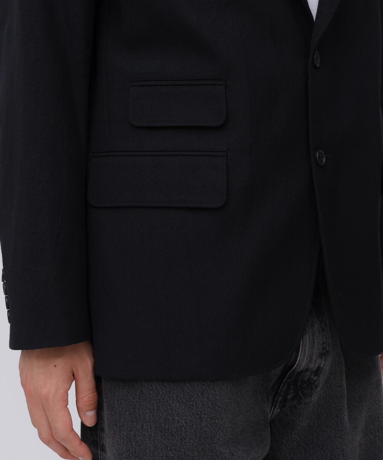 blurhms / WOOL GABARDINE 2B JACKET