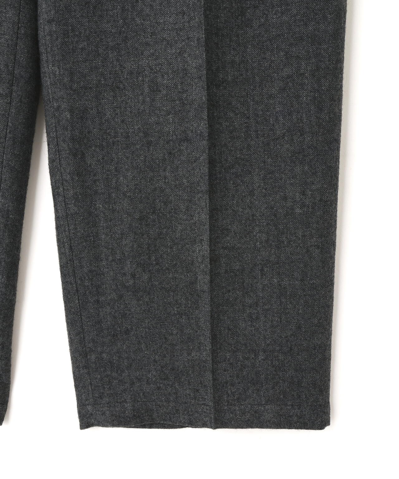 ATON / LINEN WOOL TWILL LOOSE FIT PANTS