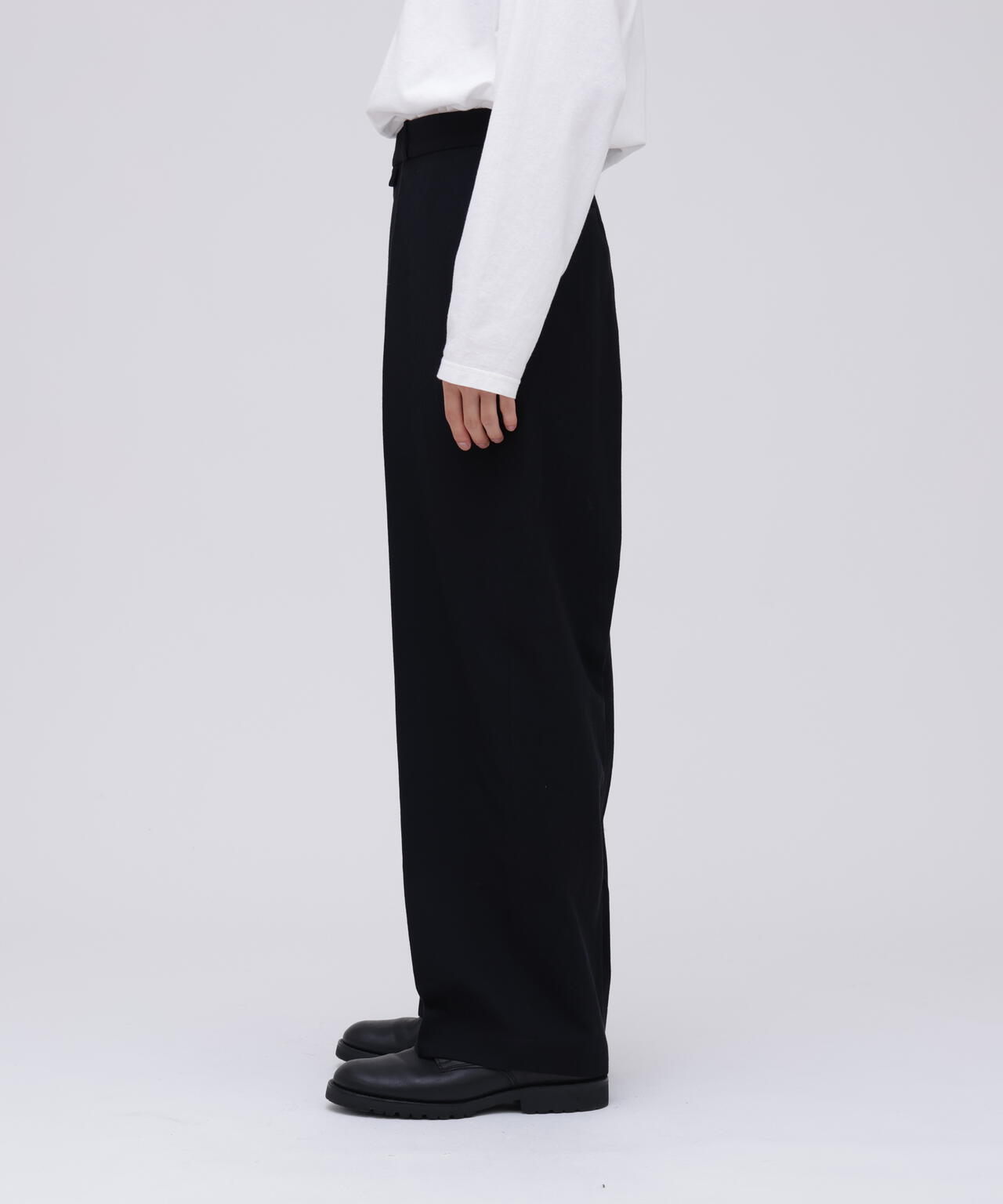 blurhms / WOOL GABARDINE TROUSERS