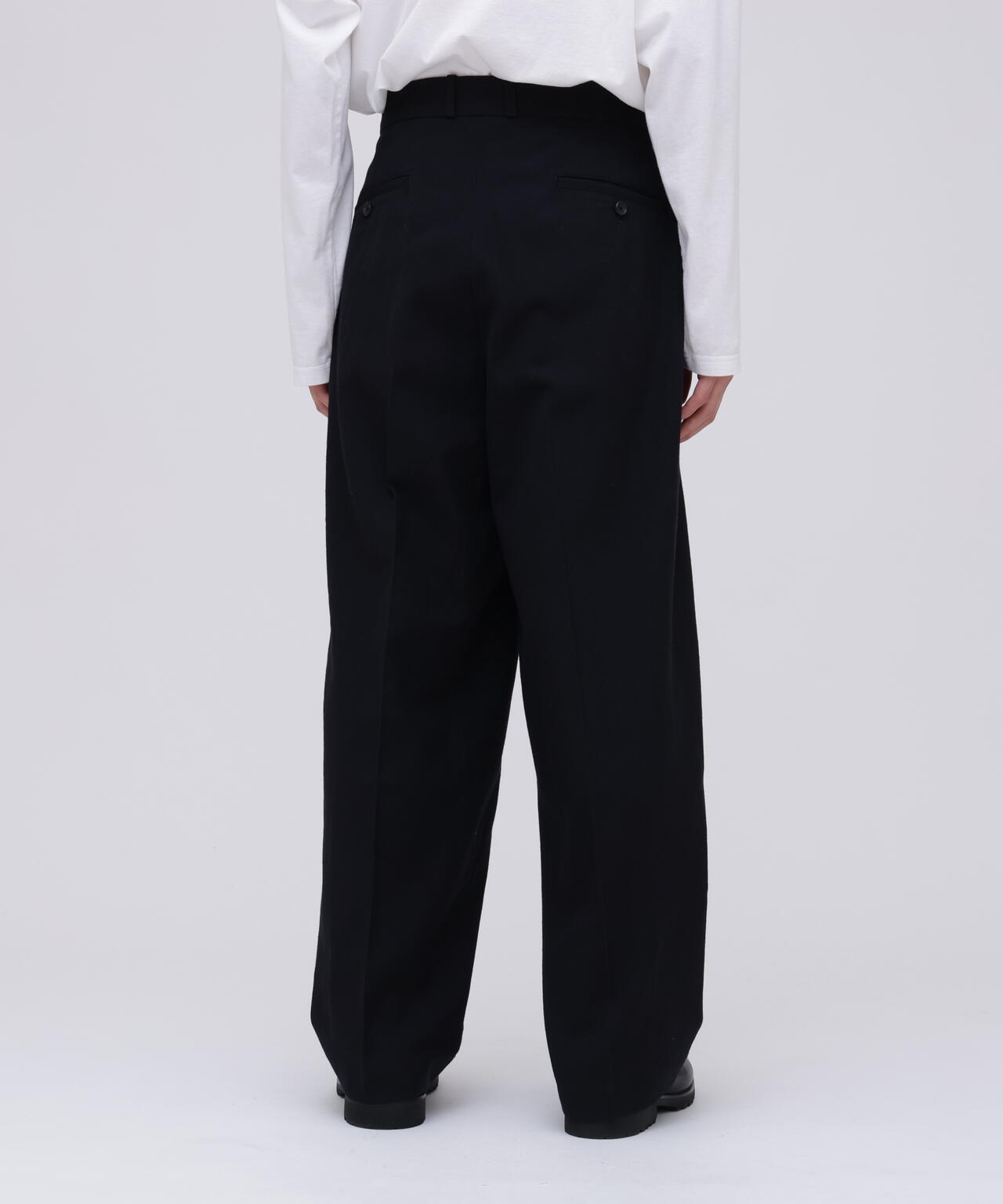 blurhms / WOOL GABARDINE TROUSERS
