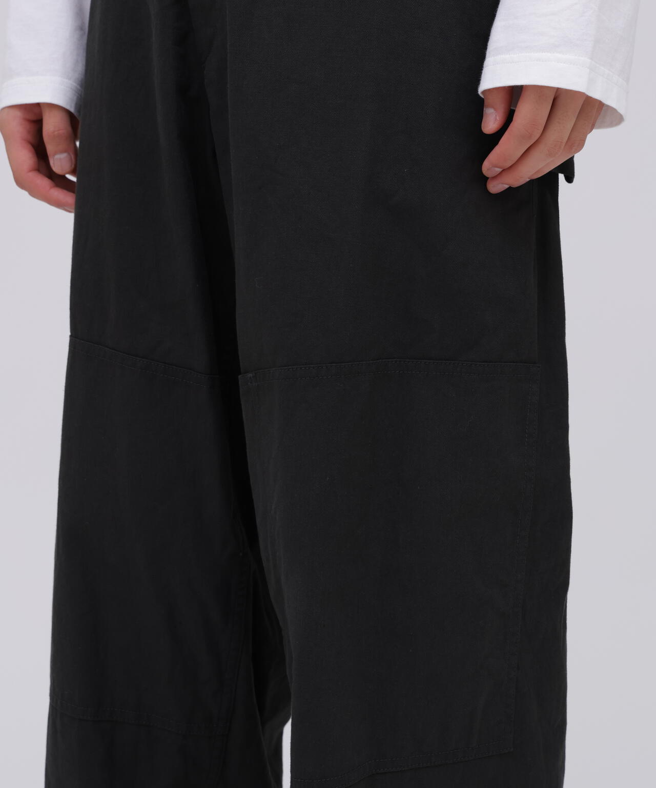 blurhms / COTTON SERGE WORK PANTS