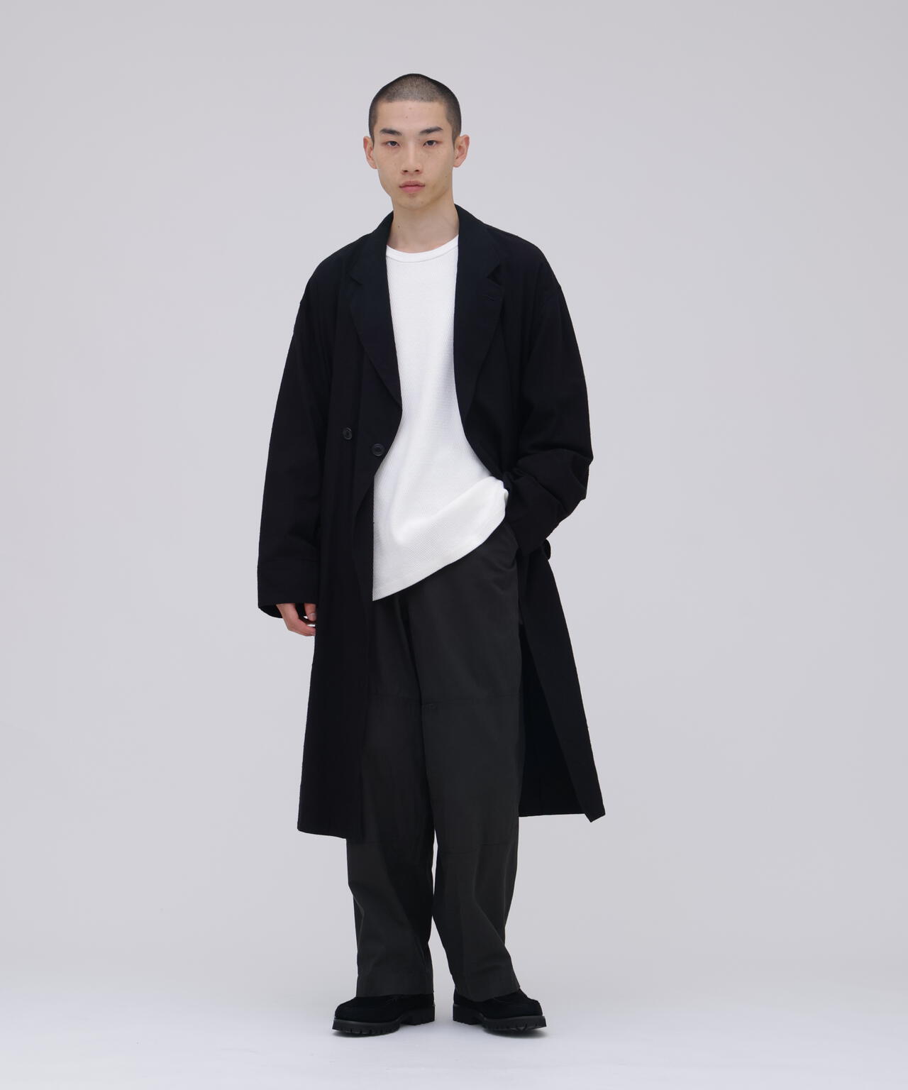 blurhms / COTTON SERGE WORK PANTS