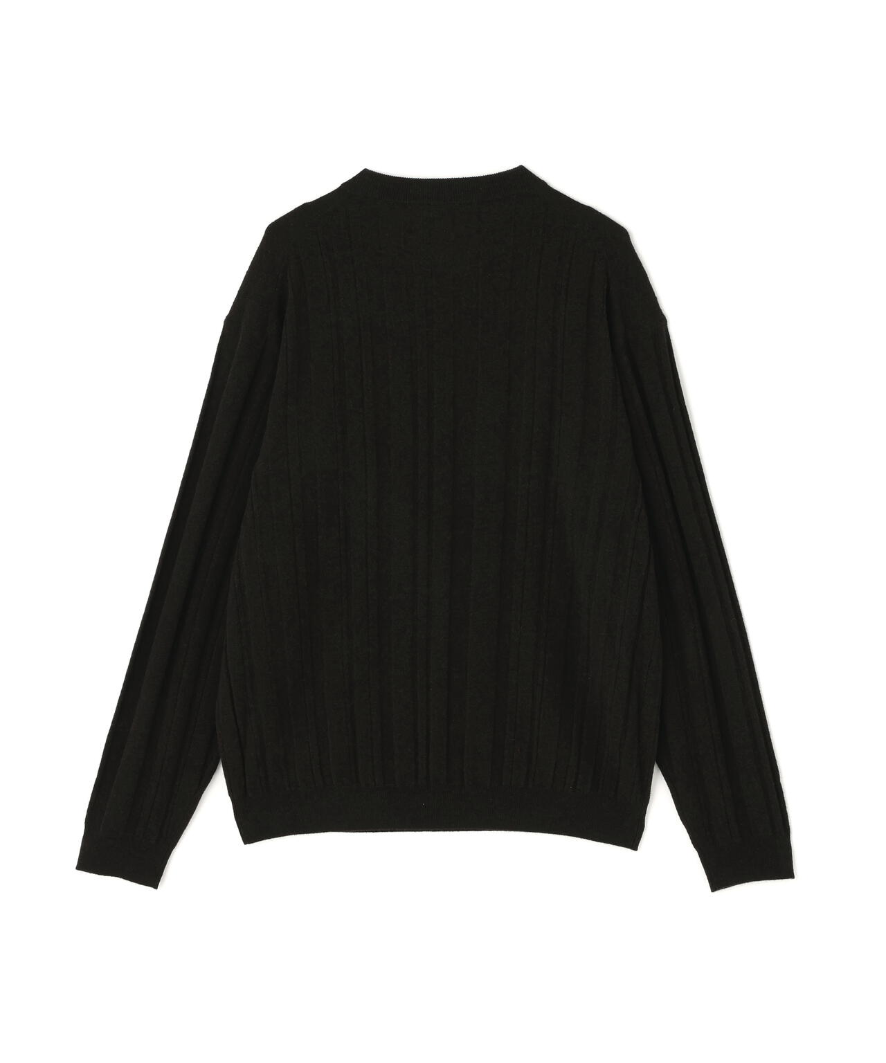 ATON / SUPER LIGHT WOOL RANDOM RIB SWEATER