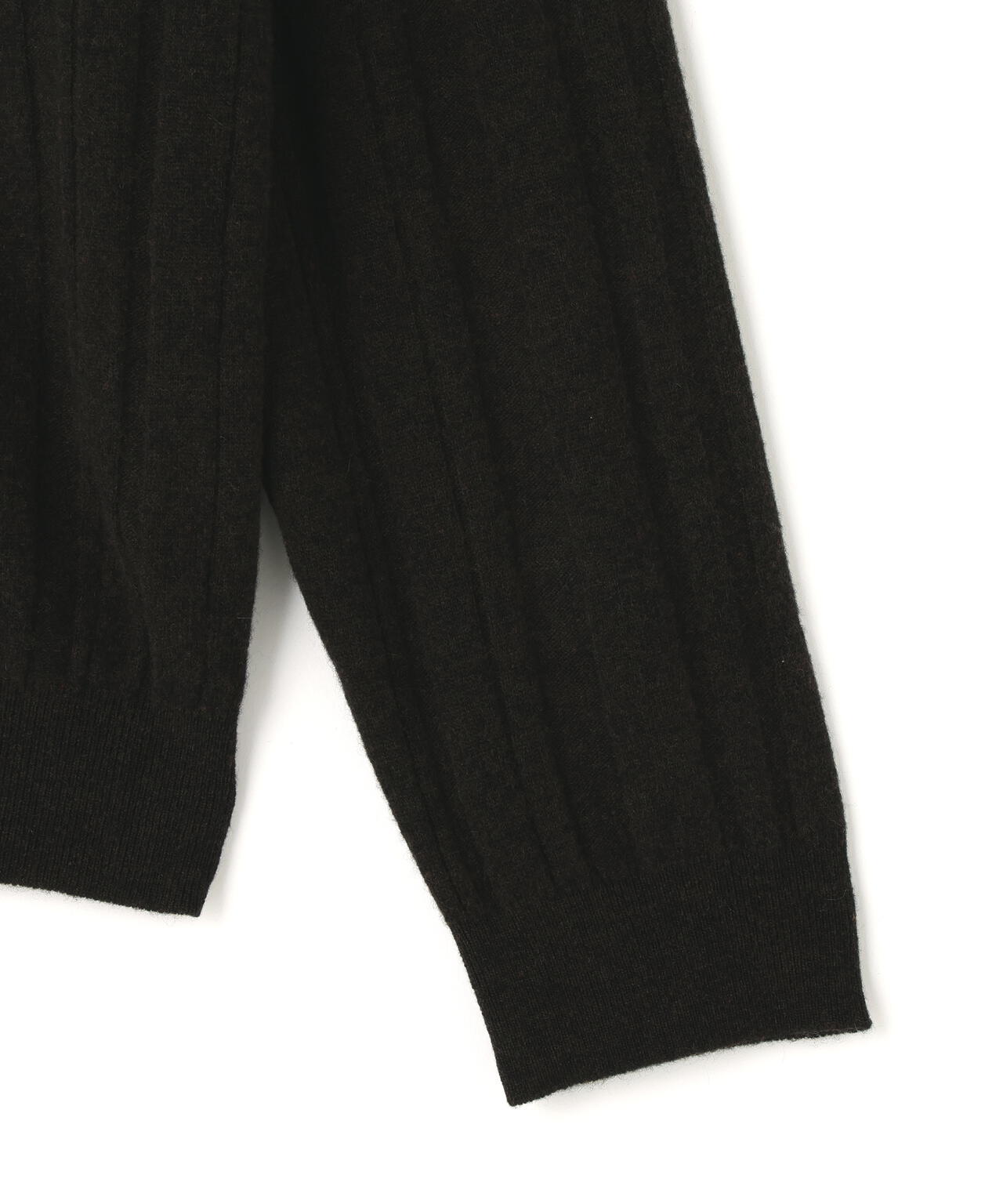ATON / SUPER LIGHT WOOL RANDOM RIB SWEATER