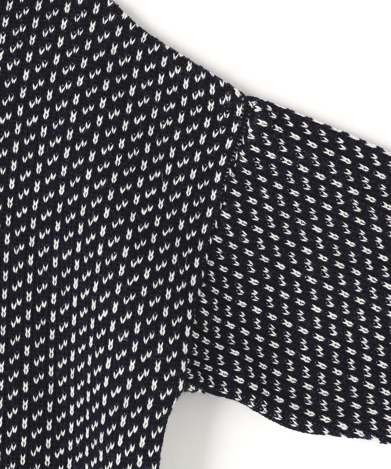 MILLER RAYNER / Roll neck nordic pattern sweater