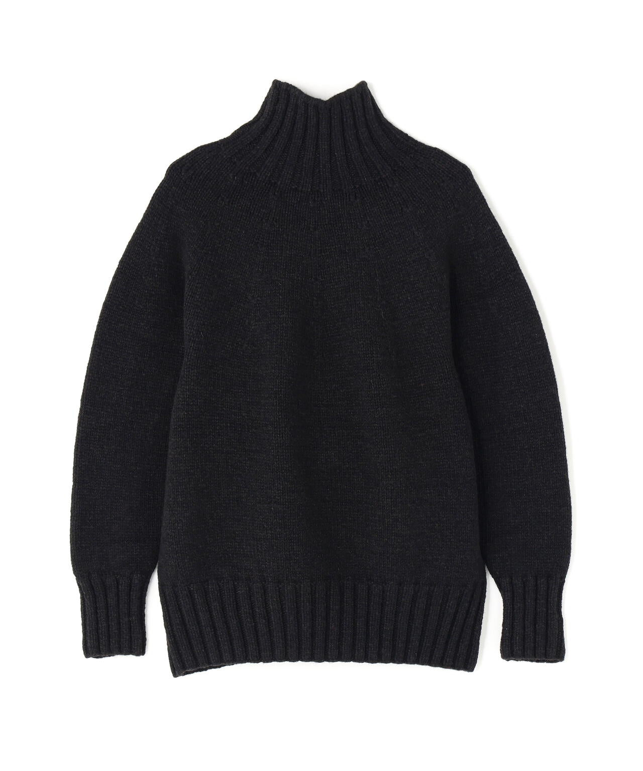 slopeslow / yoke top turtle neck sweater
