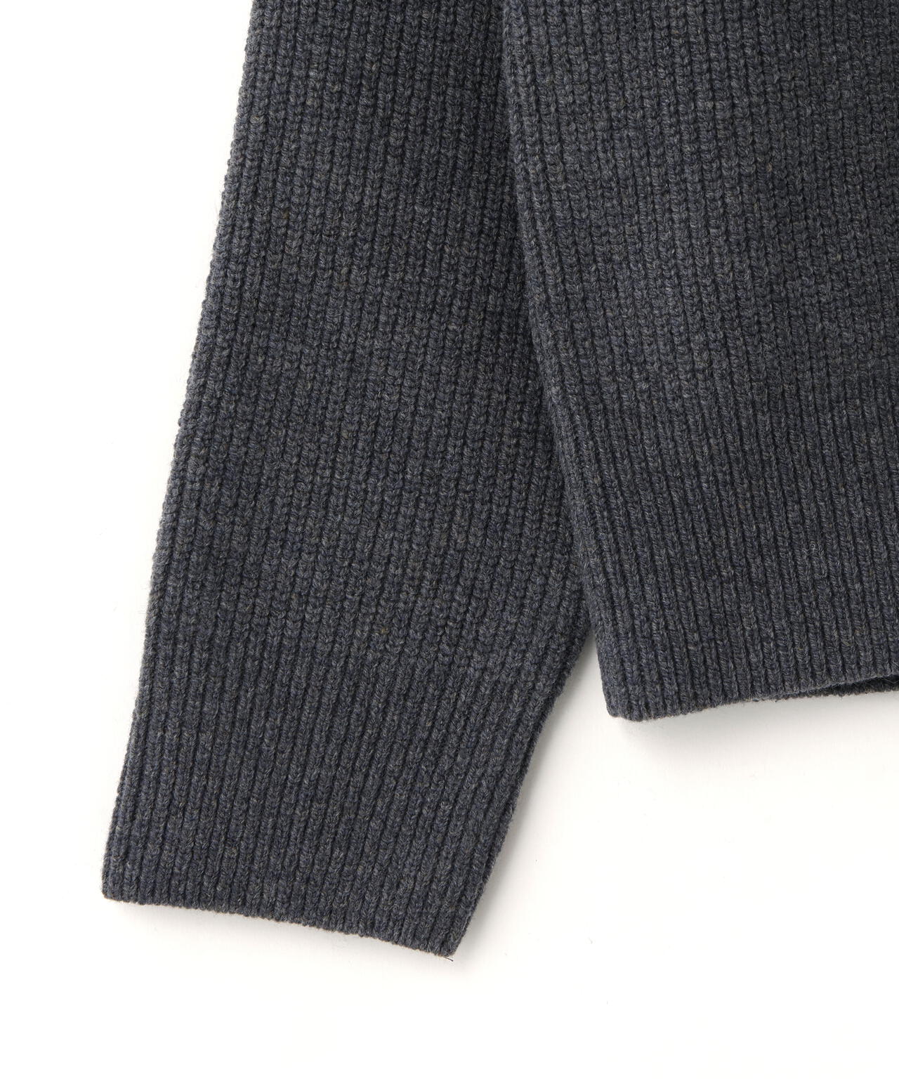 [別注]STUDIO NICHOLSON / LAMBSWOOL RIB POLO COLLAR JUMPER