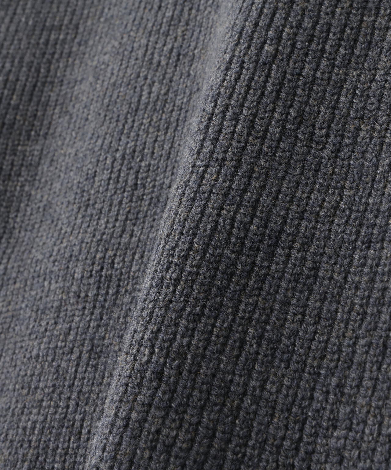 [別注]STUDIO NICHOLSON / LAMBSWOOL RIB POLO COLLAR JUMPER