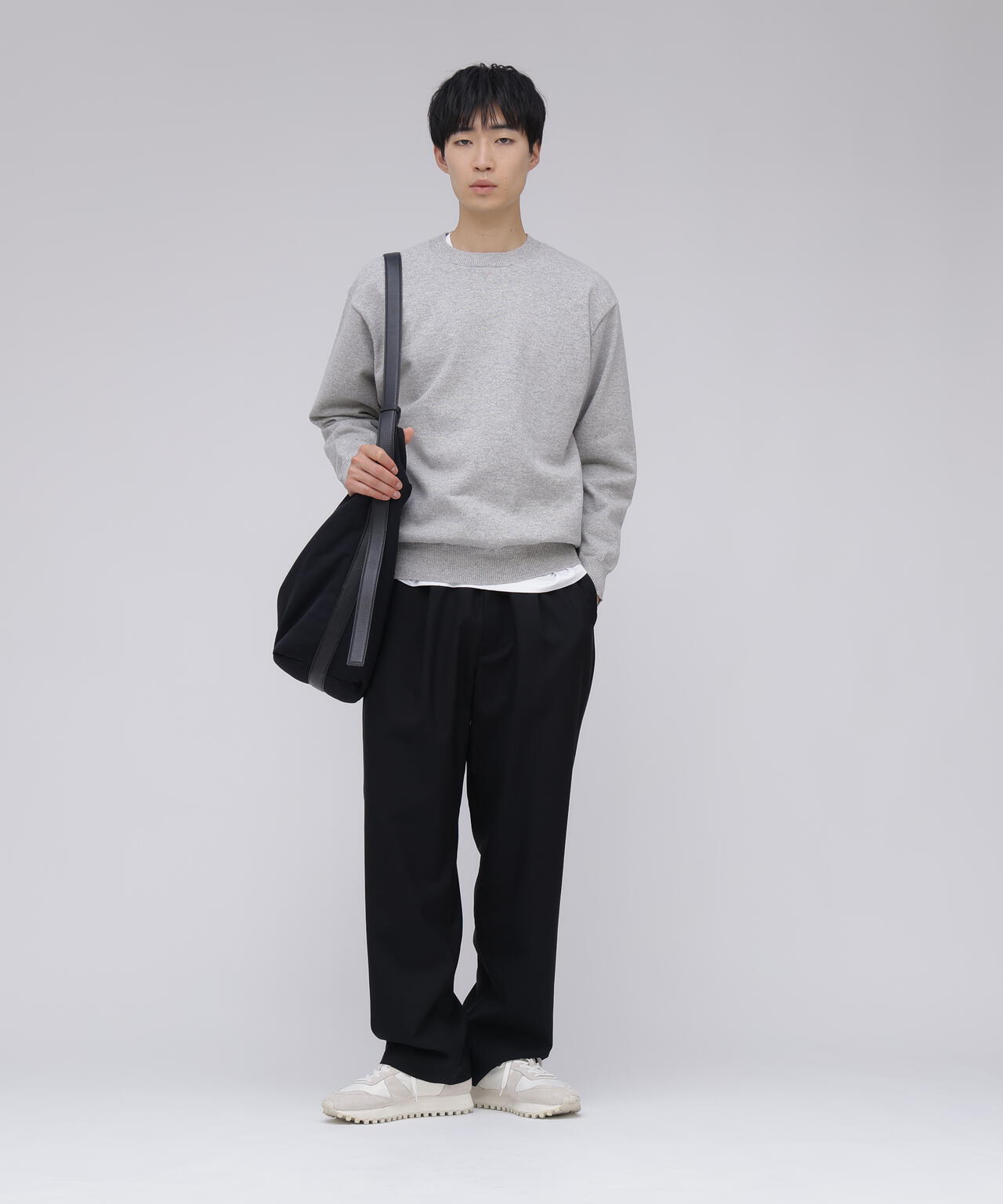 Yonetomi / RIGID CASHMERE SWEATER PULL OVER