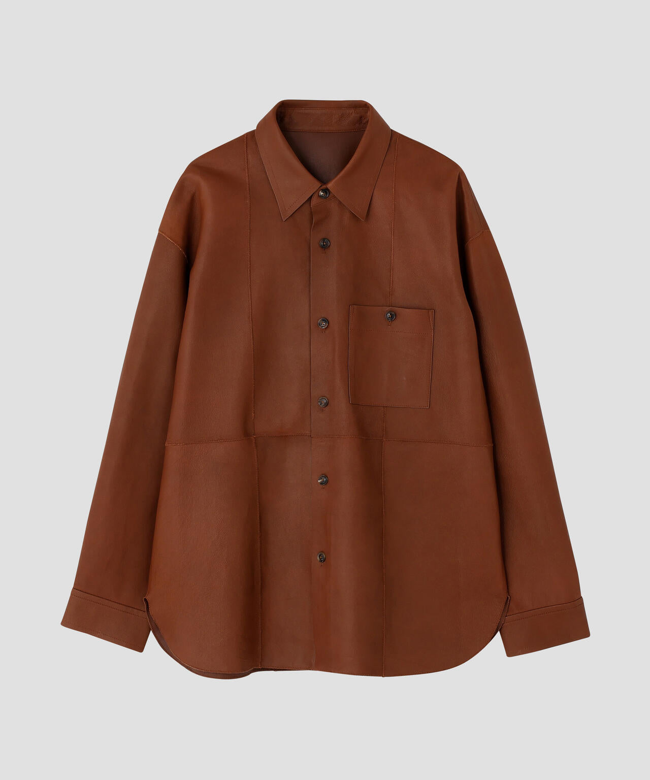 IRENISA / LEATHER SHIRT BLOUSON