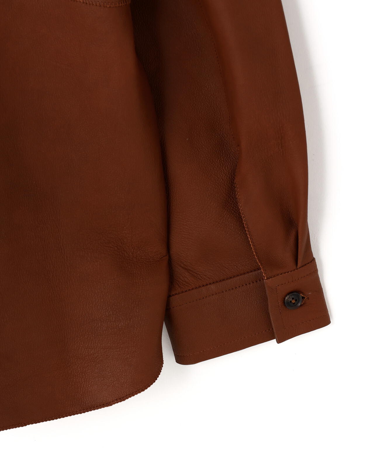 IRENISA / LEATHER SHIRT BLOUSON
