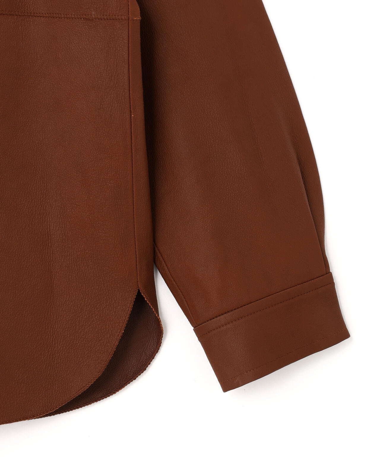 IRENISA / LEATHER SHIRT BLOUSON