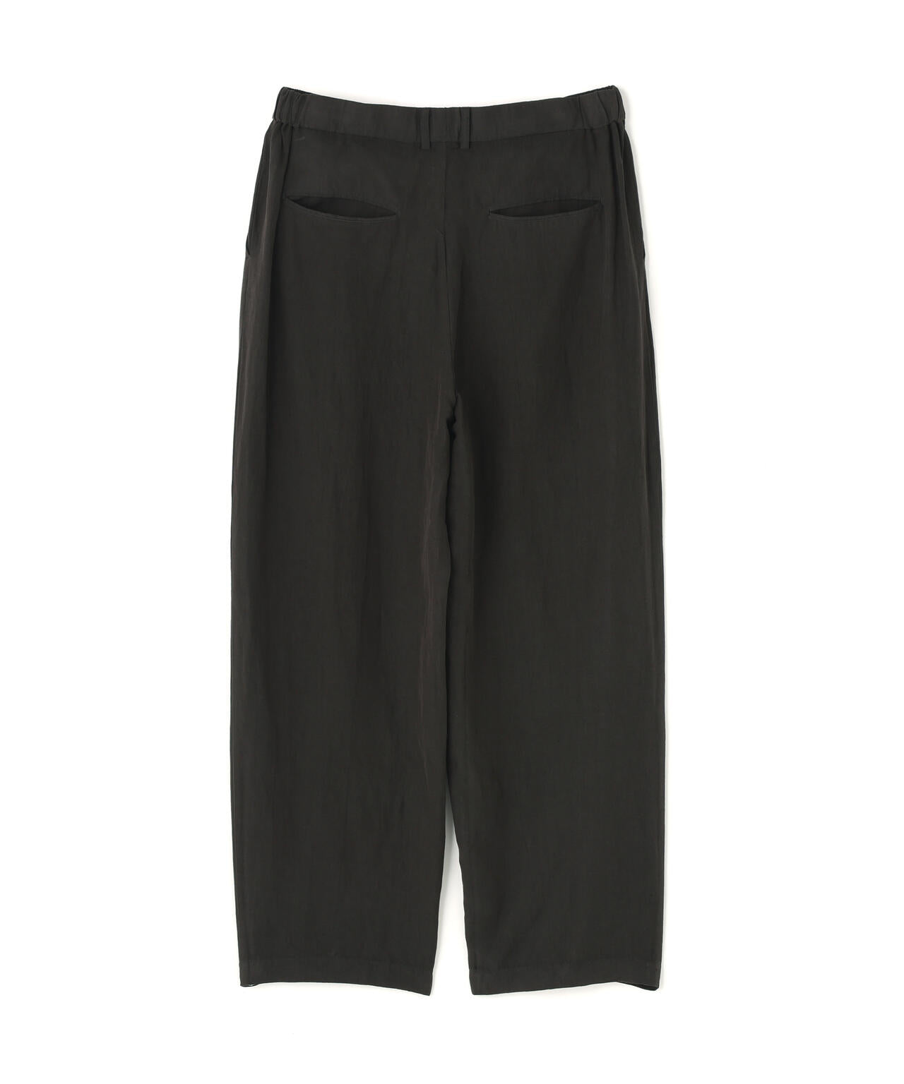 ATON / COTTON LINEN VOILE LOOSE FIT PANTS