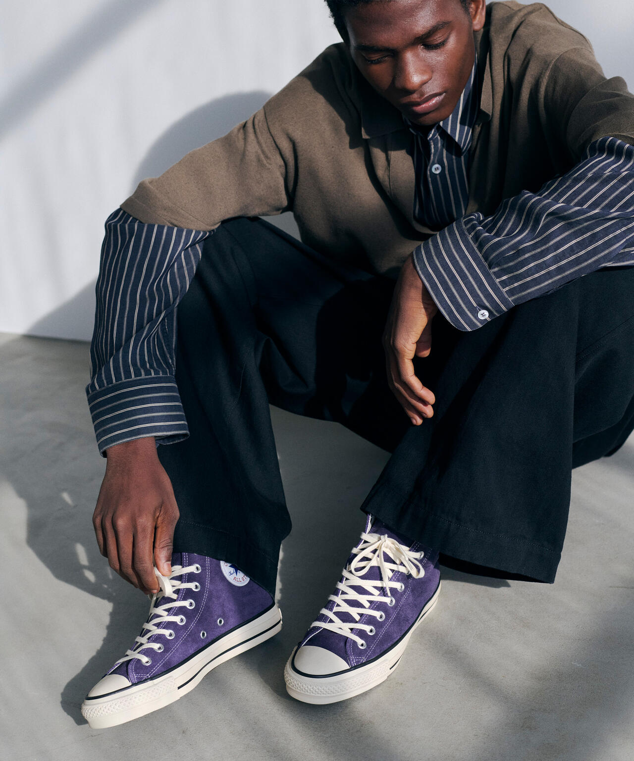 IRENISA / TWO TUCKS BUGGY PANTS