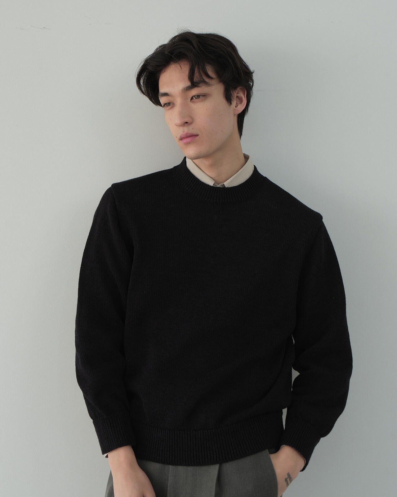 [別注]Yonetomi / WASHI COTTON KNIT PULLOVER