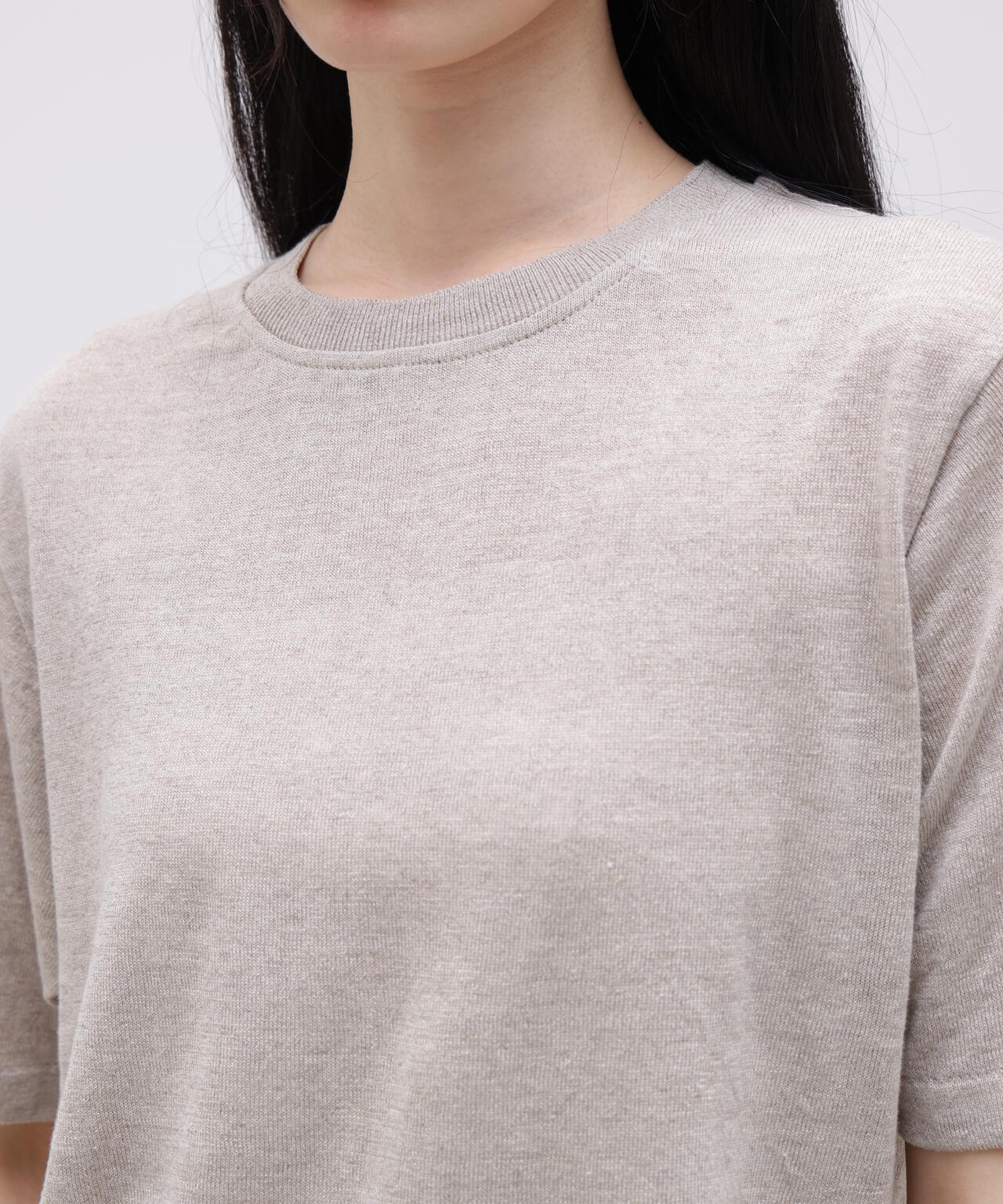 Yonetomi / AMA LINEN KNIT TEE