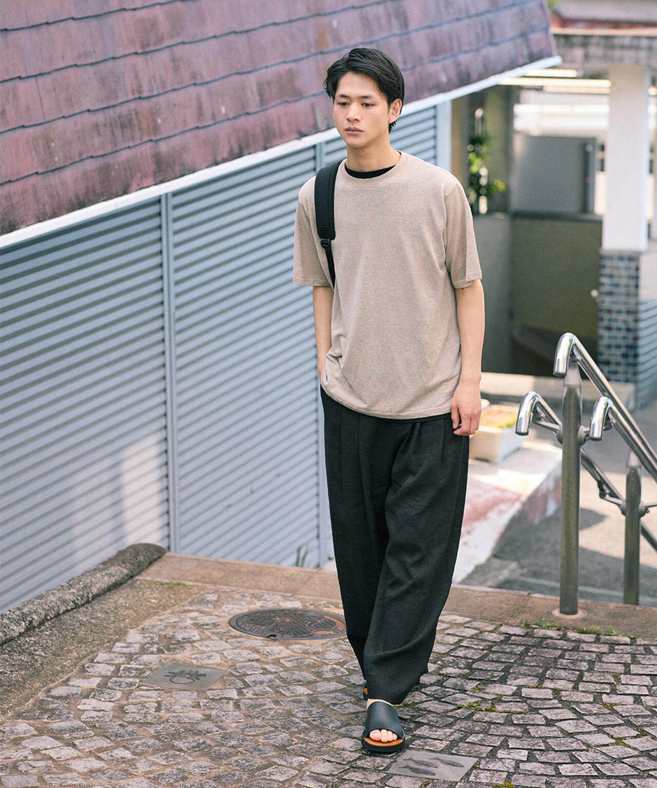 Yonetomi / AMA LINEN KNIT TEE