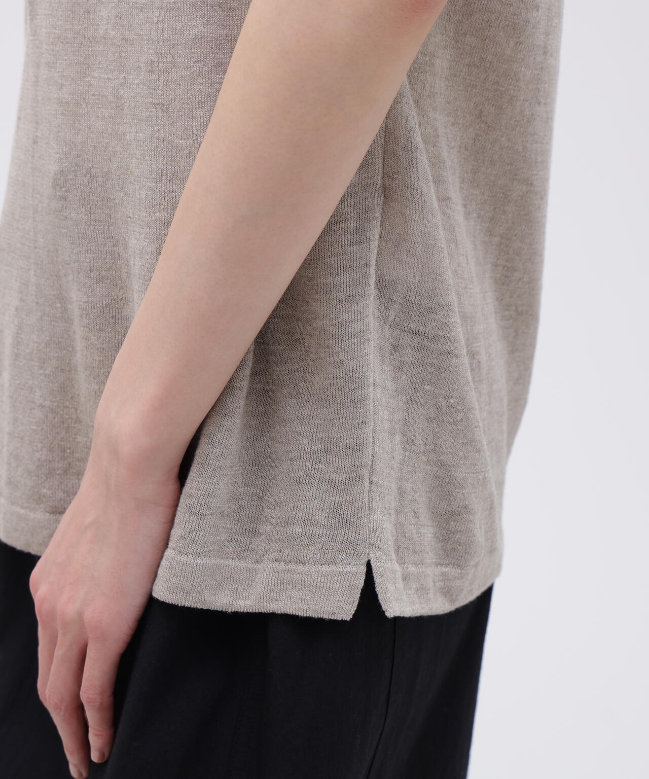 Yonetomi / AMA LINEN KNIT TEE