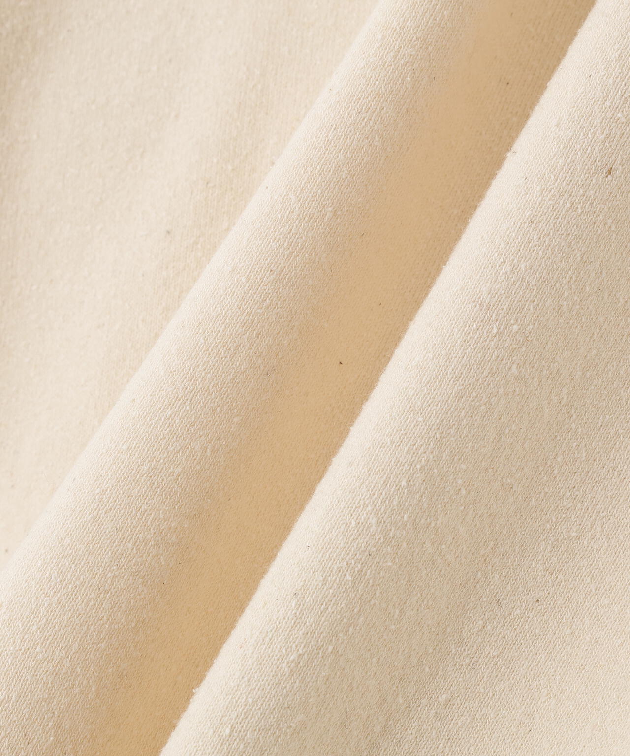 blurhms / COTTON SILK NEP HARF-ZIP PULLOVER
