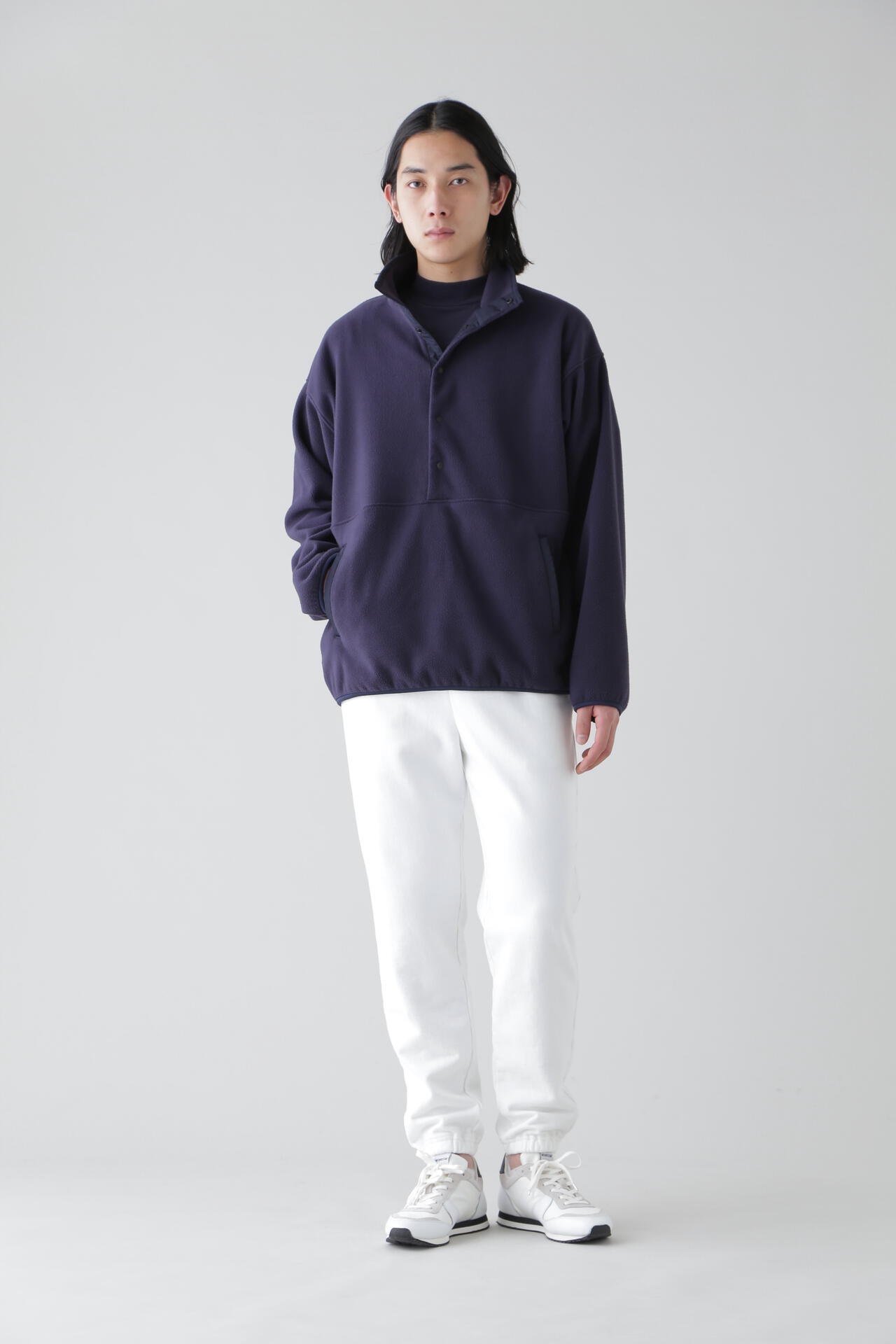 Ｙ / ORGANIC COTTON JERSEY MOCK NECK S/S T