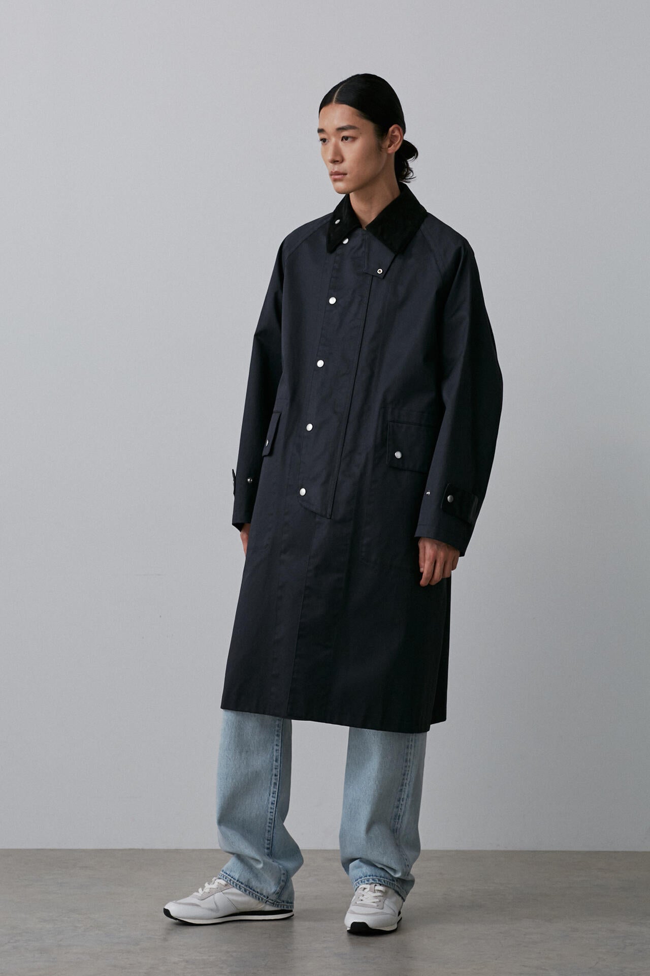 YLEVE / COATED ORGANIC COTTON CHINO CO