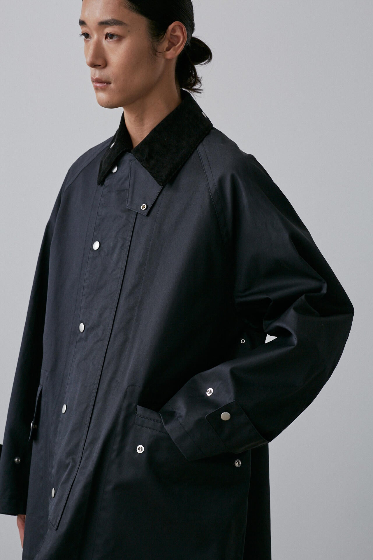 YLEVE / COATED ORGANIC COTTON CHINO CO