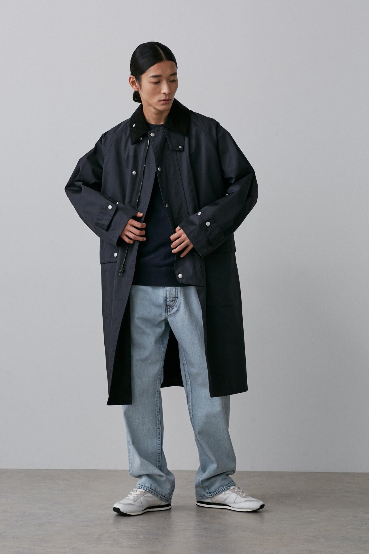 YLEVE / COATED ORGANIC COTTON CHINO CO