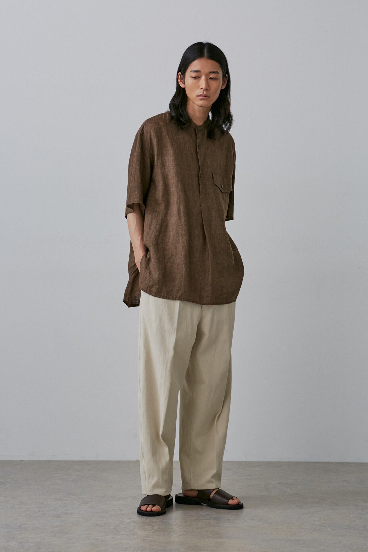 YLEVE / COTTON LINEN TWILL TR