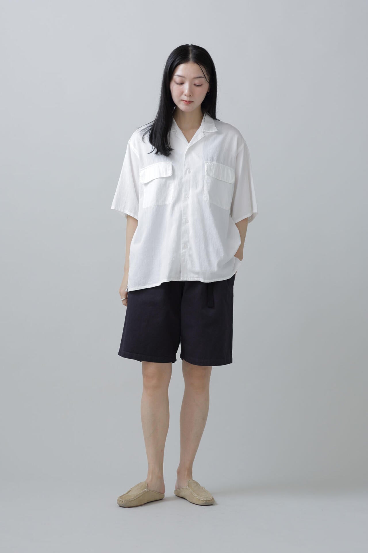 Ｙ / ORGANIC COTTON CHINO SHORTS