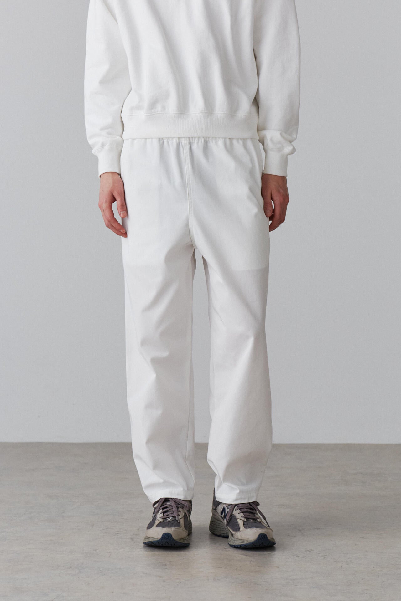 Ｙ / ORGANIC COTTON / RECYCLE POLYESTER TWILL TAPERED EASY TR
