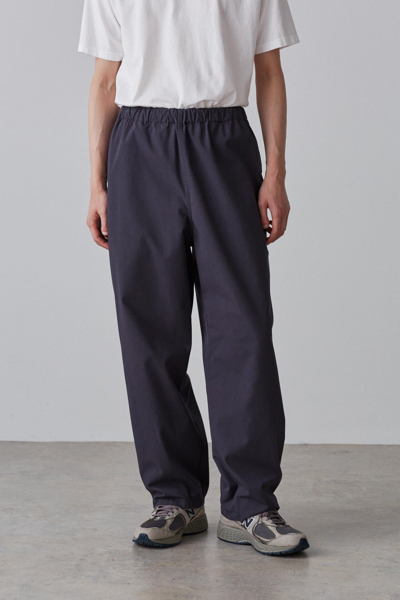 Ｙ / ORGANIC COTTON / RECYCLE POLYESTER TWILL TAPERED EASY TR