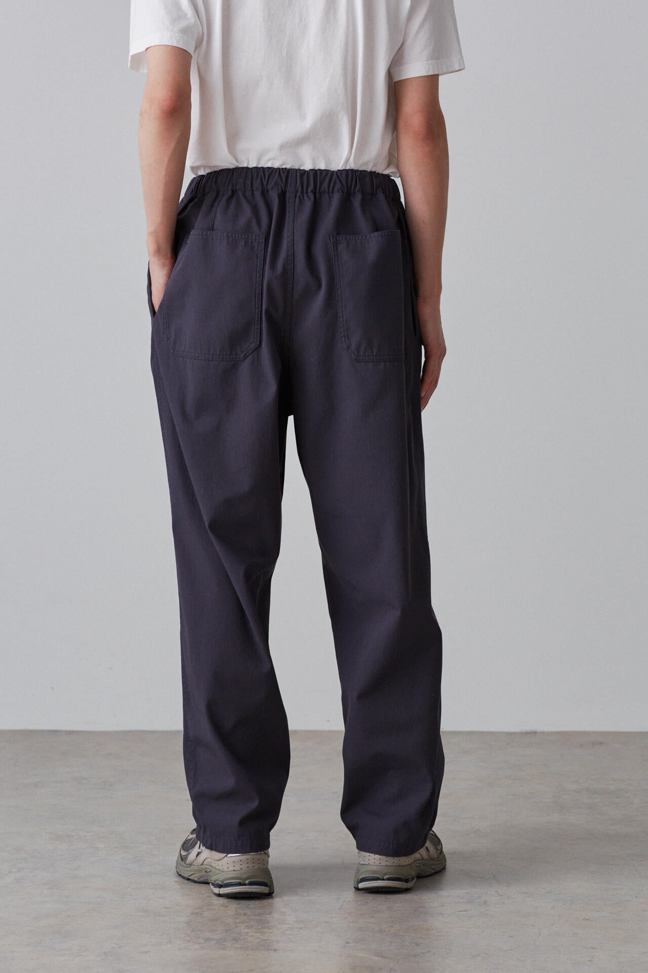 Ｙ / ORGANIC COTTON / RECYCLE POLYESTER TWILL TAPERED EASY TR