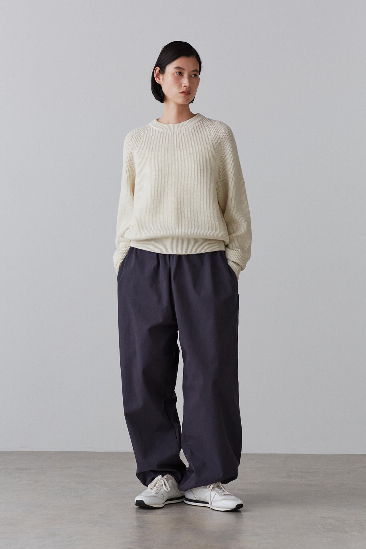 Ｙ / ORGANIC COTTON / RECYCLE POLYESTER TWILL EASY TR