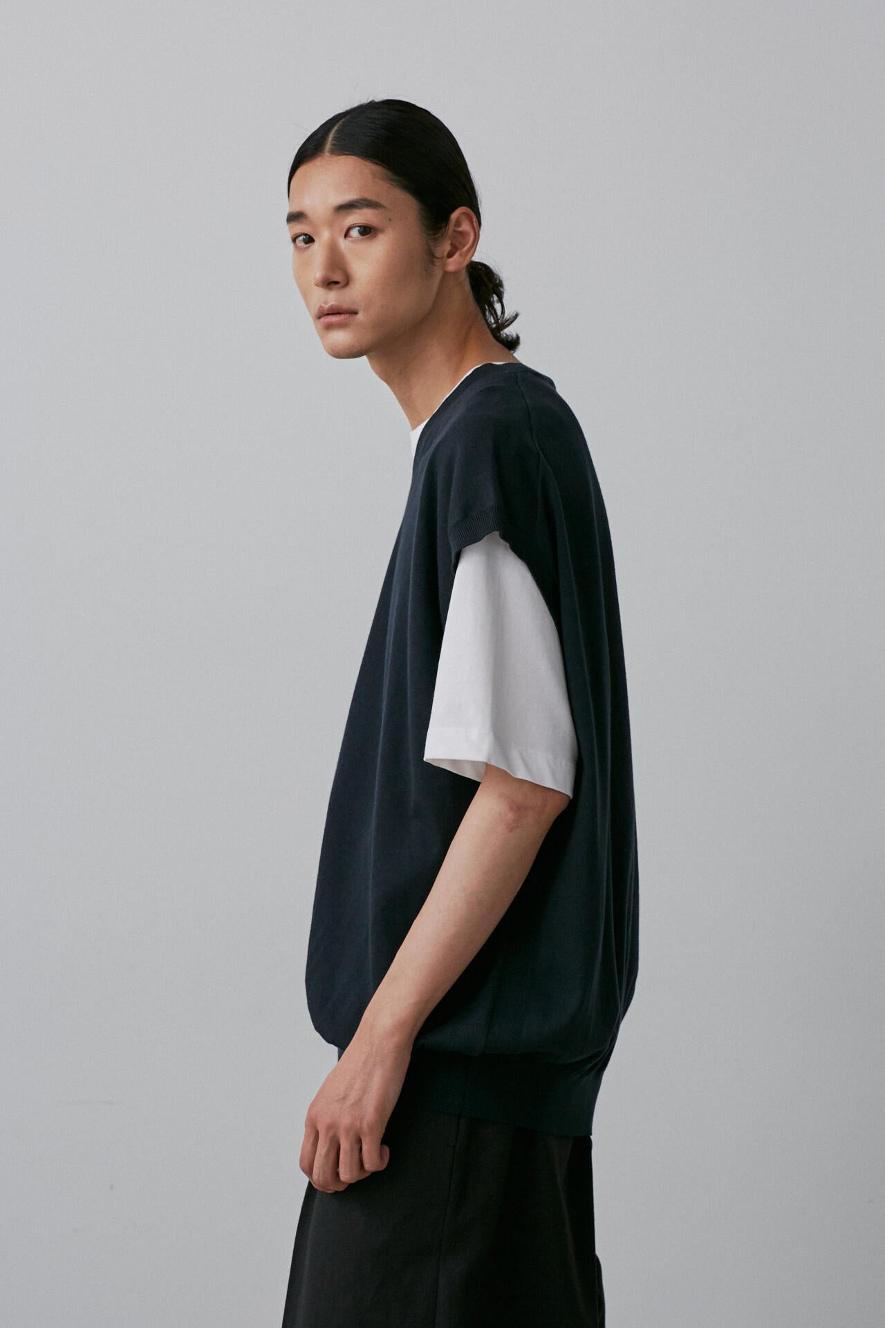 YLEVE / ELS GIZA COTTON KN VEST