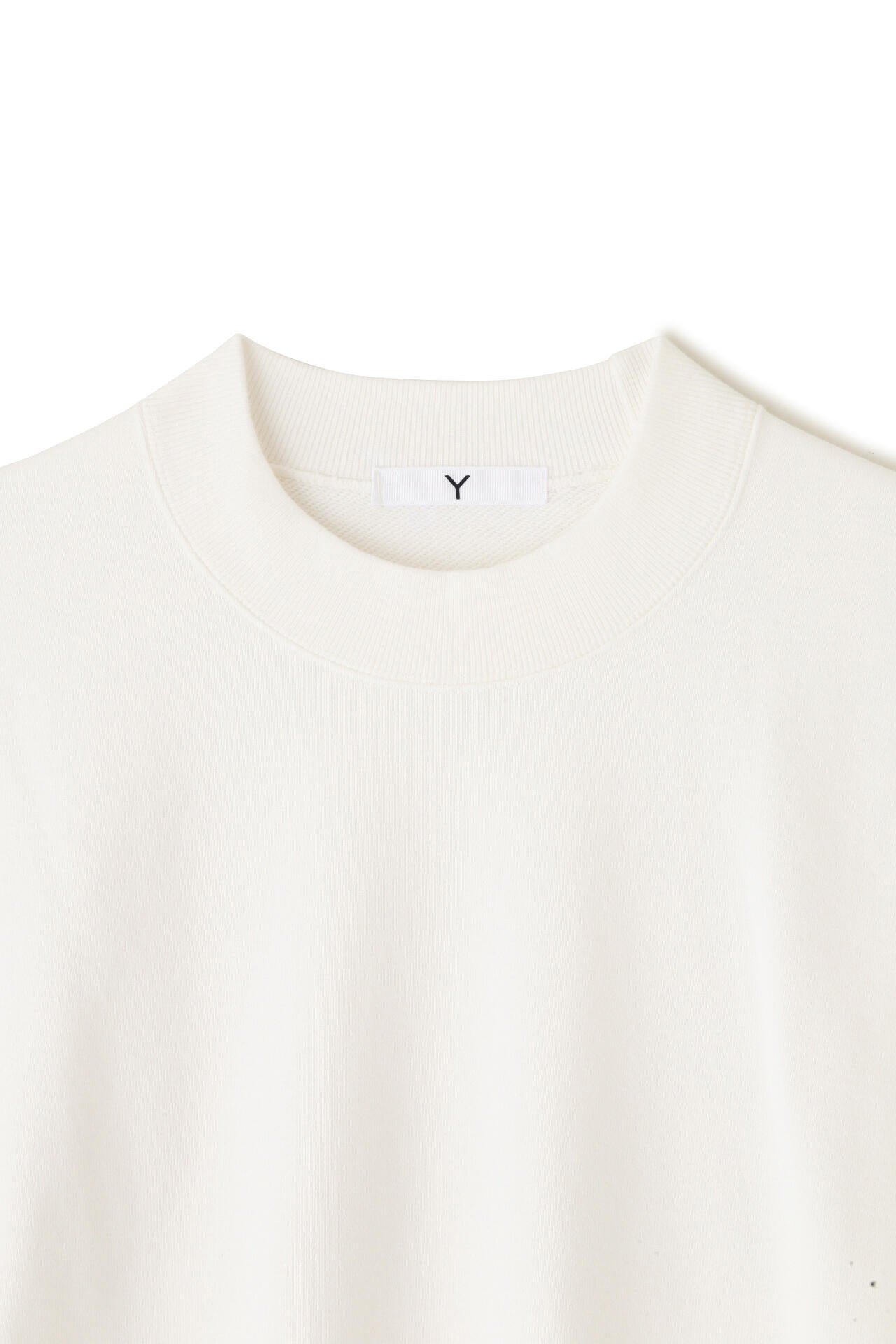 Ｙ / ORGANIC COTTON BLEND HEAVY WEIGHT FLEECE CREW NECK