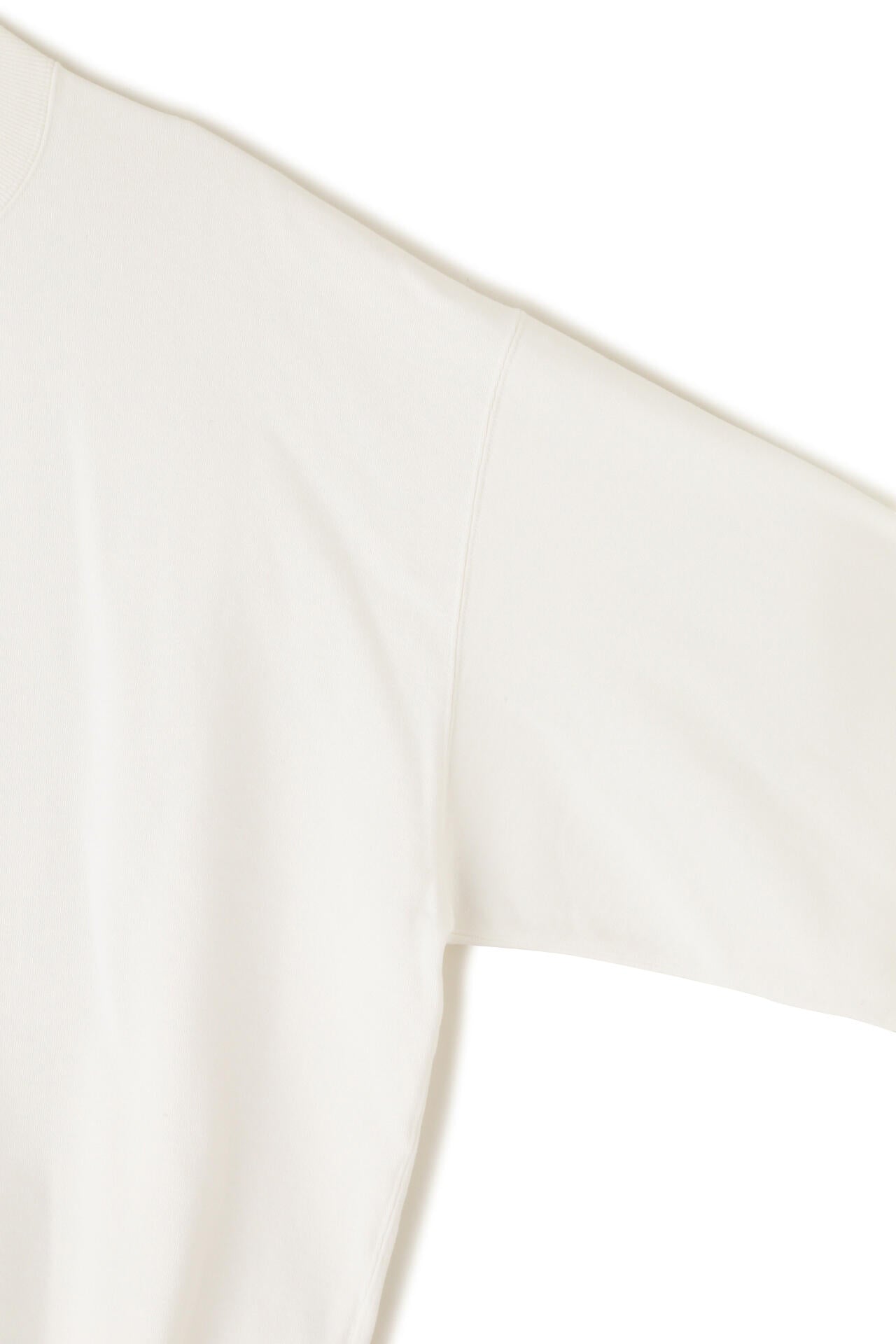 Ｙ / ORGANIC COTTON BLEND HEAVY WEIGHT FLEECE CREW NECK