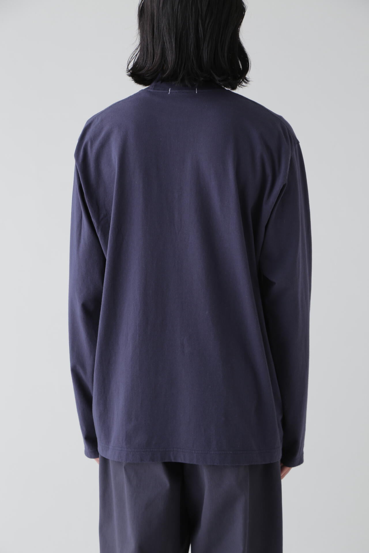 Ｙ / ORGANIC COTTON JERSEY MOCK NECK L/S T