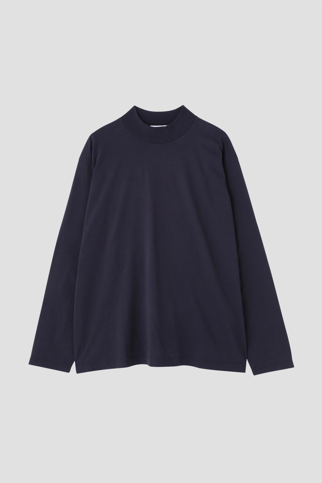 Ｙ / ORGANIC COTTON JERSEY MOCK NECK L/S T