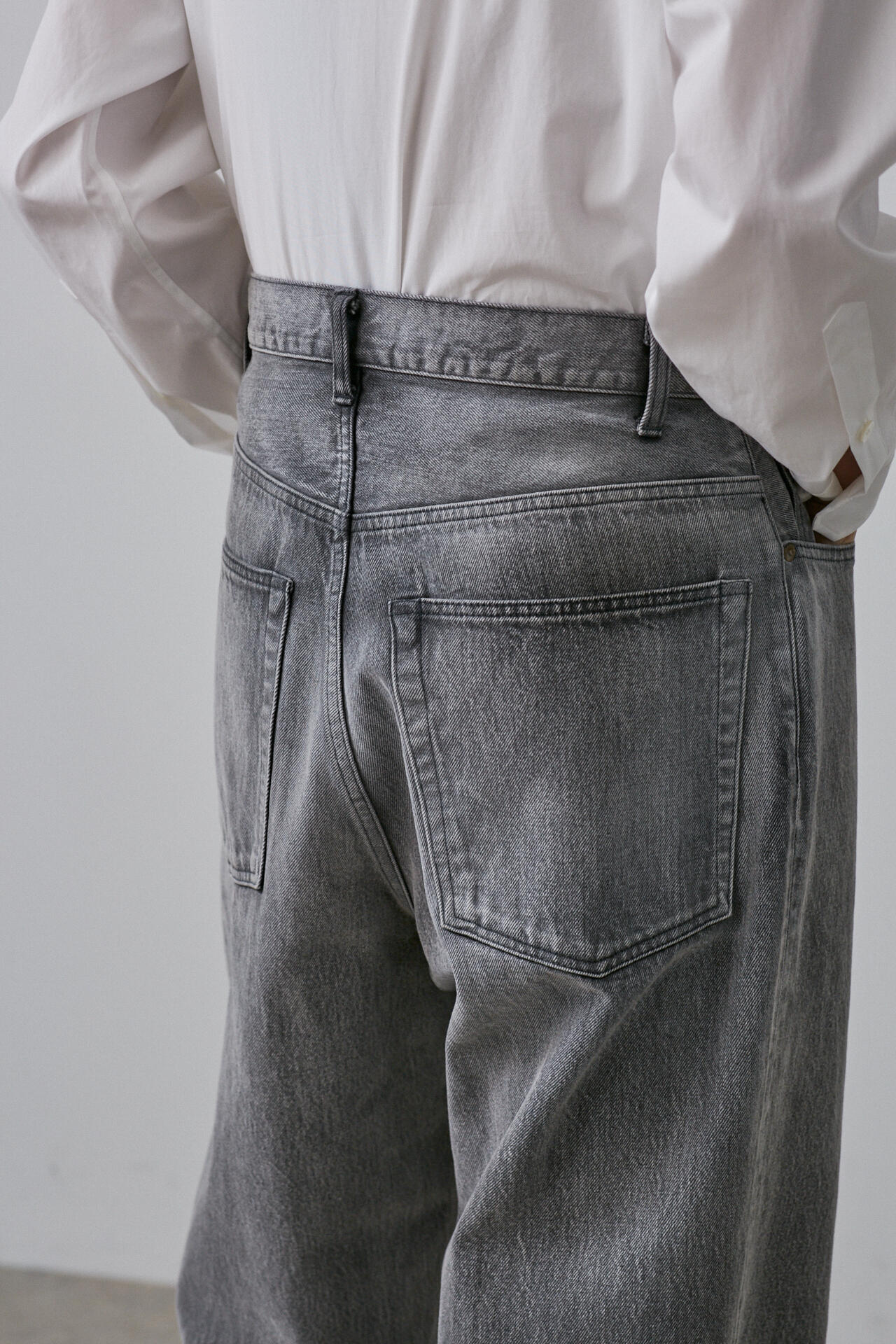 YLEVE / 13.5oz DENIM BAGGY FADE